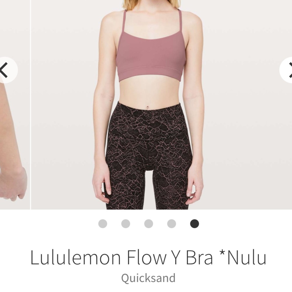 Lululemon Flow Y Bra Quicksand - 4
